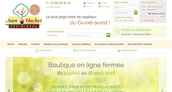 Desktop Screenshot of pepinieres-huchet.com