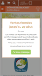 Mobile Screenshot of pepinieres-huchet.com